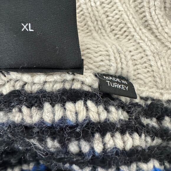 Hugo Boss Akaoki Wool Mohair Ski Lodge Mens Thick Sweater Size XL - Picture 14 of 16